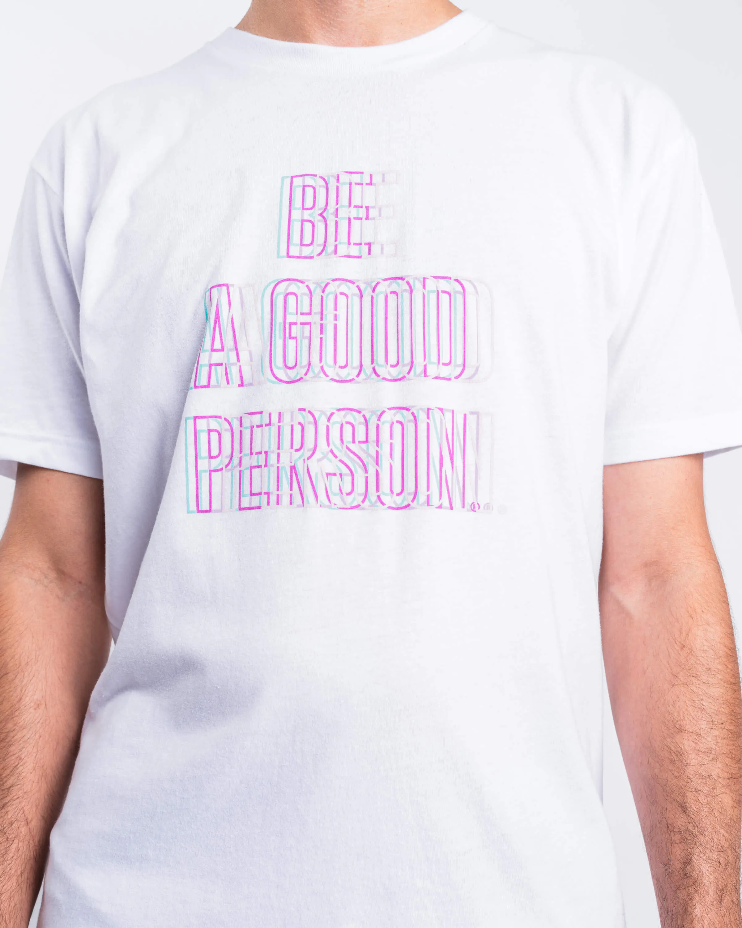 proper length Trippy T-Shirt - Pastel