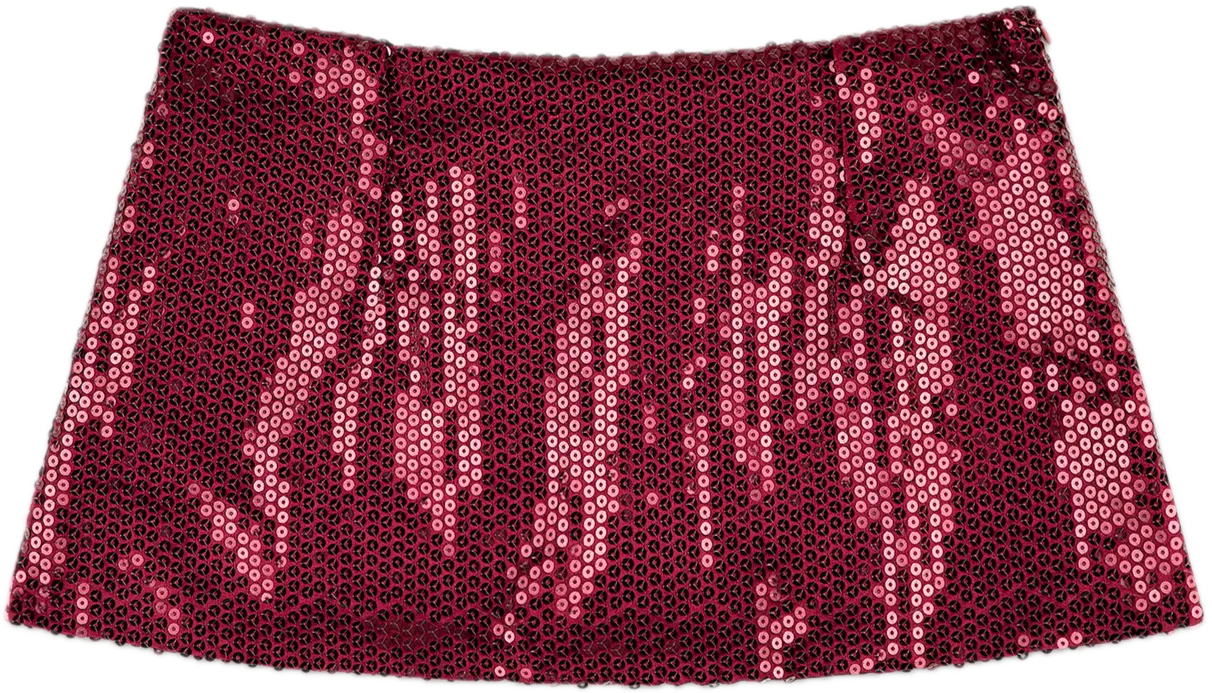 Sequin Mini Skirt Basic Stretch Eco Friendly Material